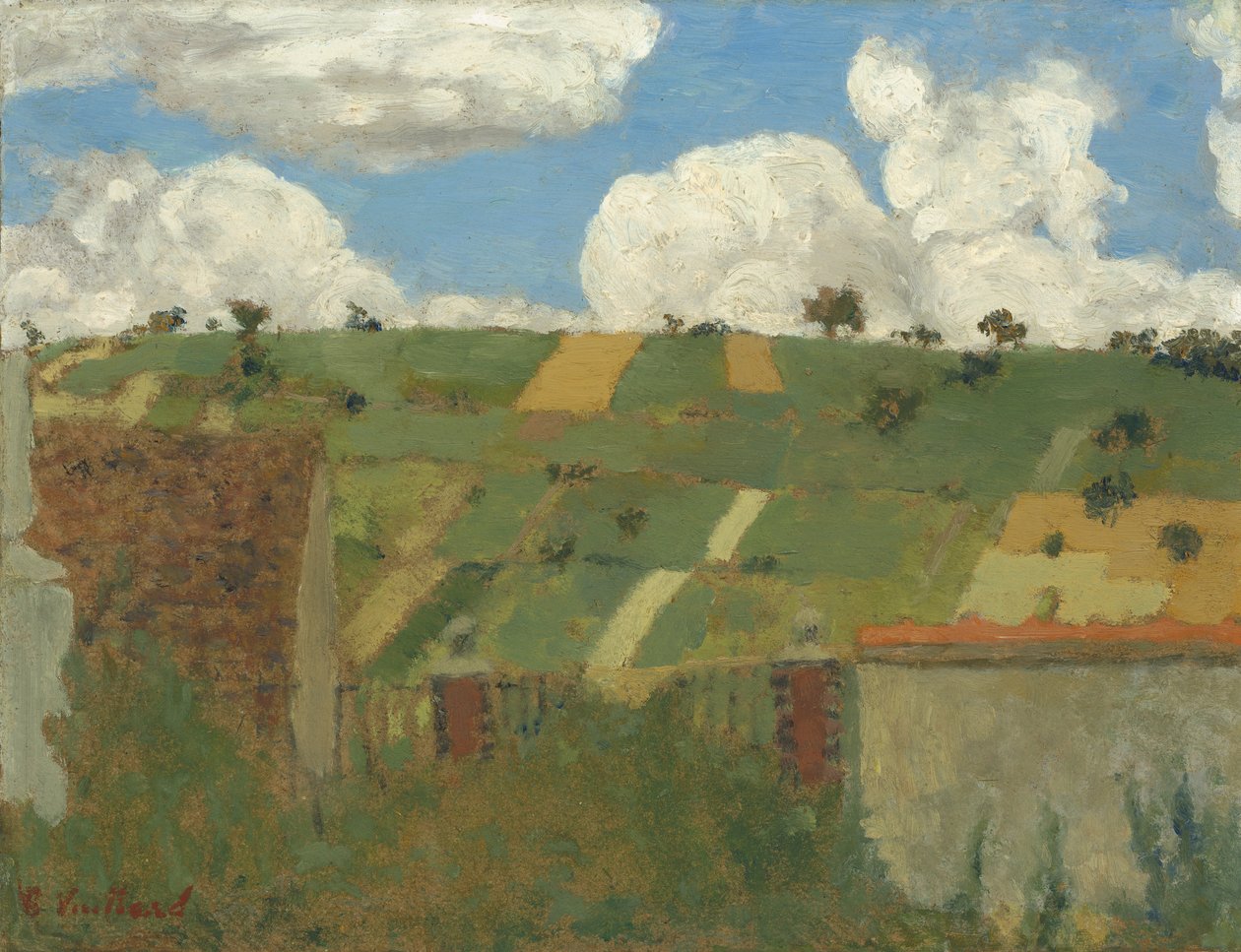 Landscape of the Ile-de-France, c.1894 by Edouard Vuillard
