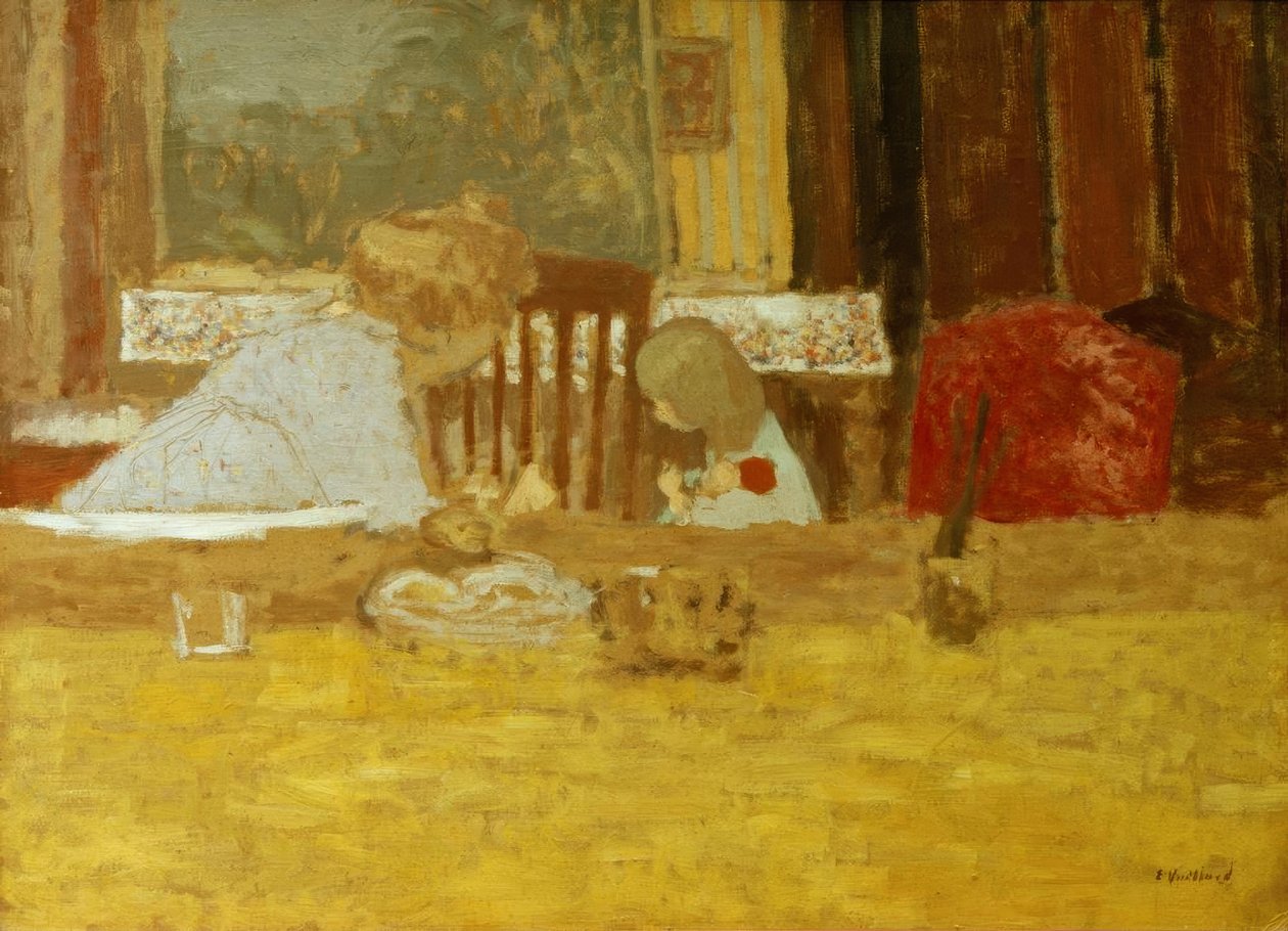 Olga Natanson and Her Daughter Marcelle by Edouard Vuillard