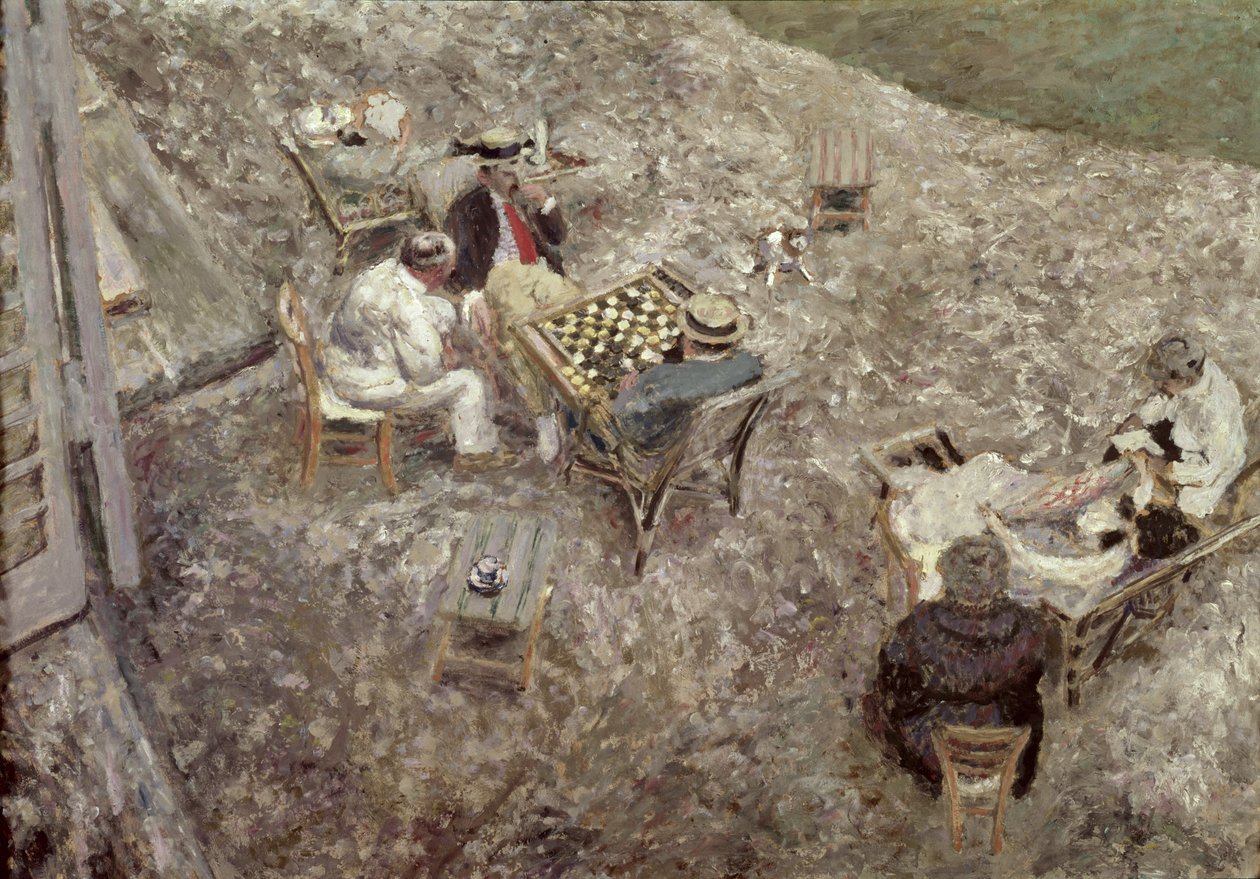 The Checker Board by Edouard Vuillard