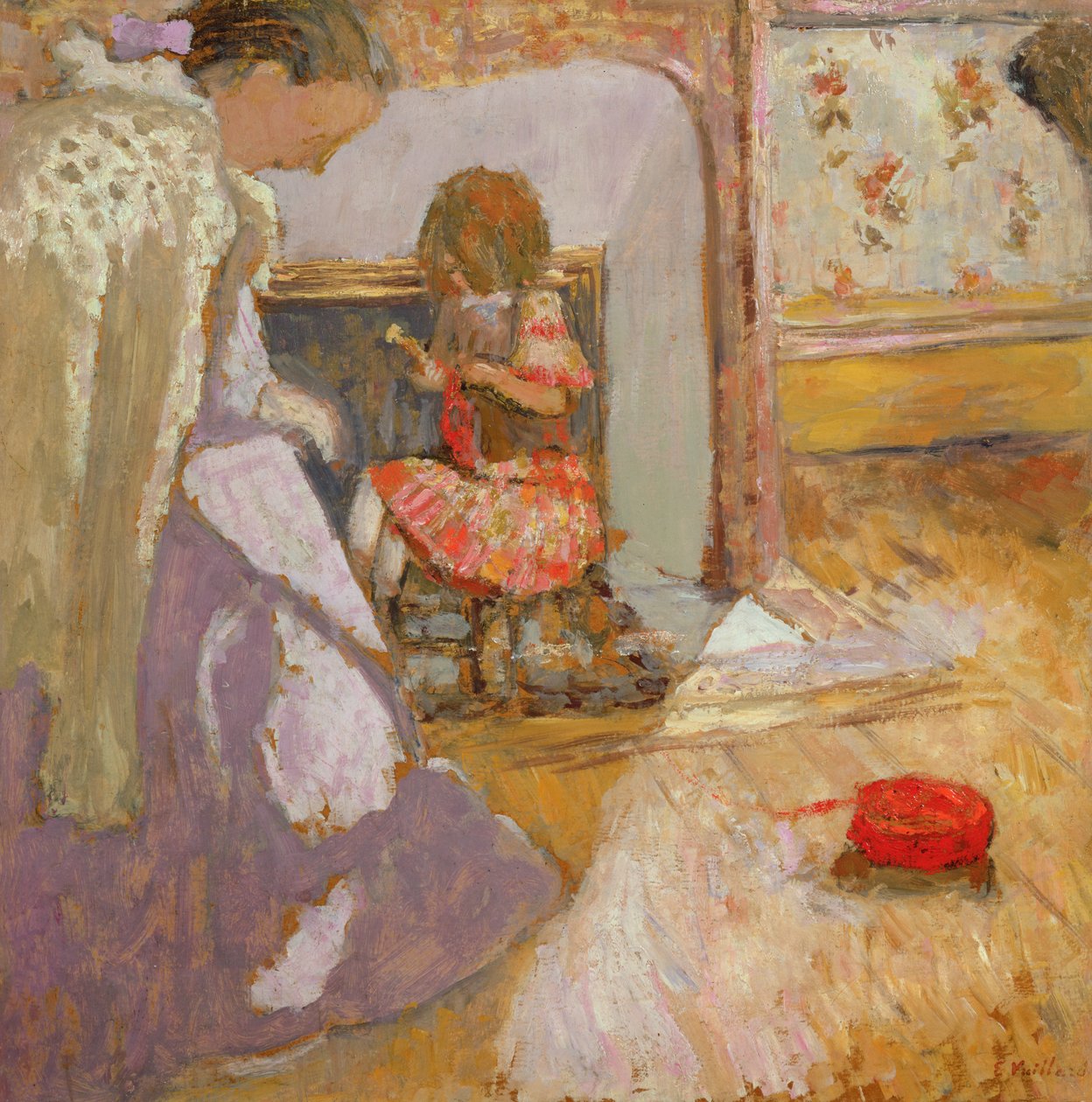 The Red Ball of Wool, c.1903-05 by Edouard Vuillard