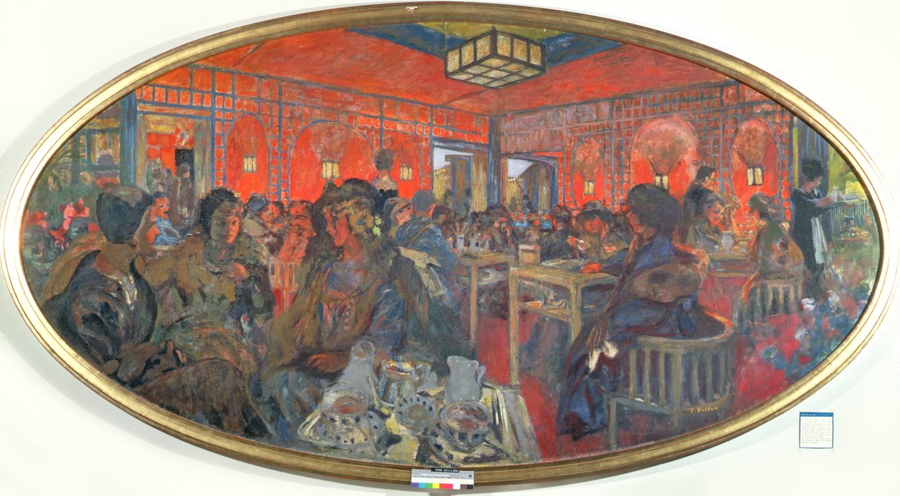 The Tea Room in the Grand Teddy by Edouard Vuillard