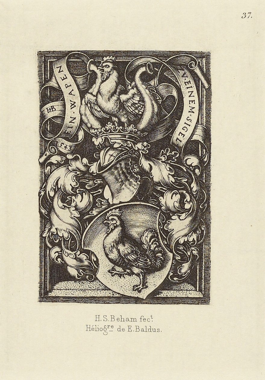 Design by Hans Sebald Beham by Édouard Baldus