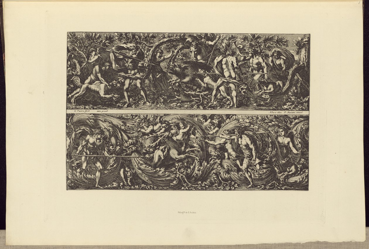 Design by Jean le Pautre by Édouard Baldus