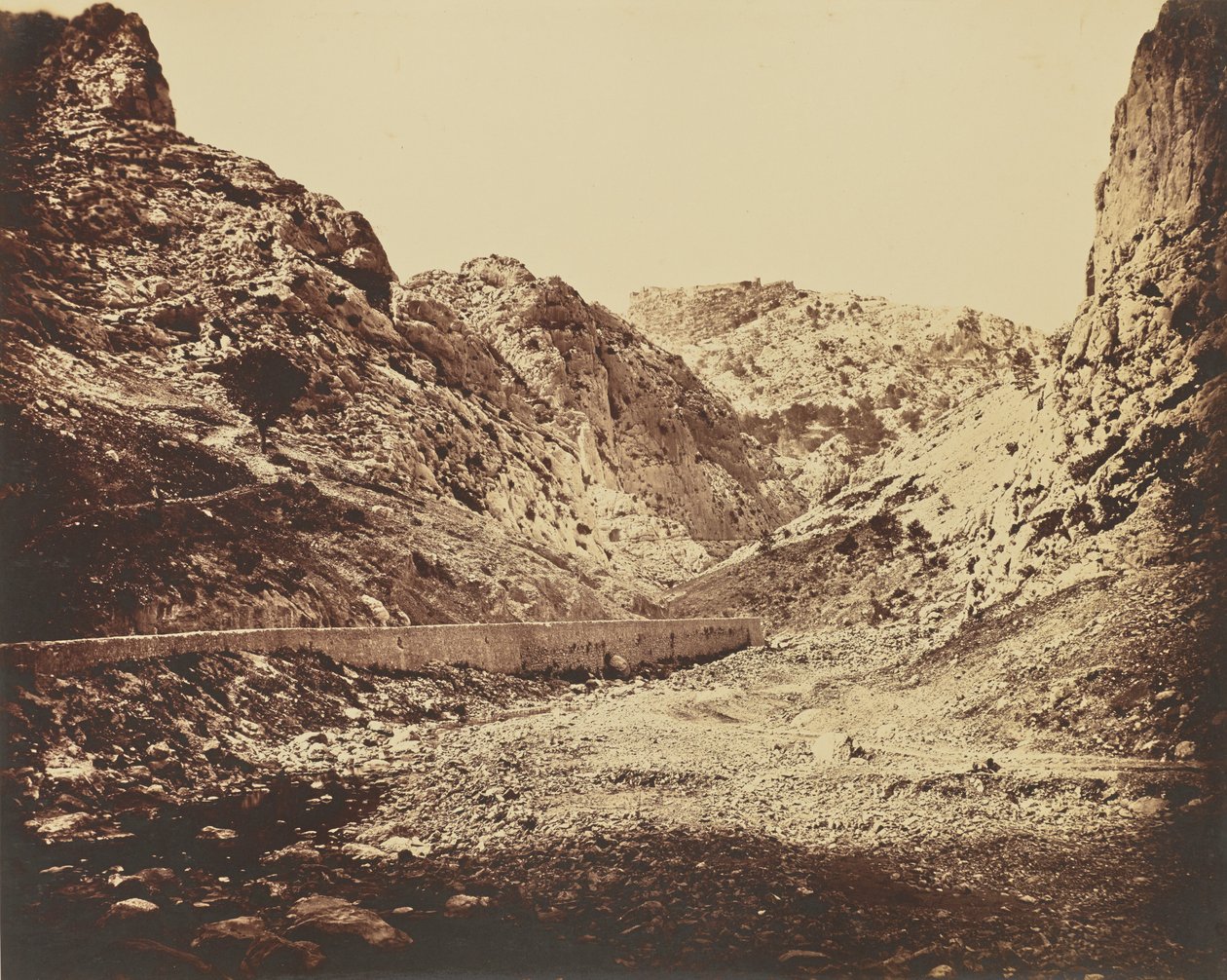 Gorges of Ollioules by Édouard Baldus