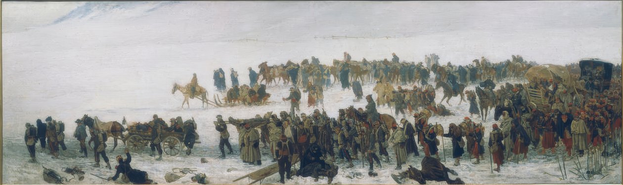 Train of the Wounded by Edouard Castres