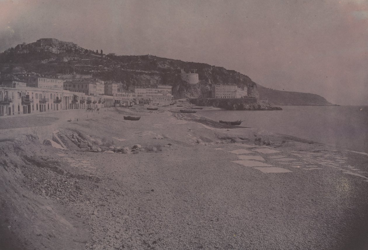 The Ponchettes in Nice by Edouard Denis Baldus