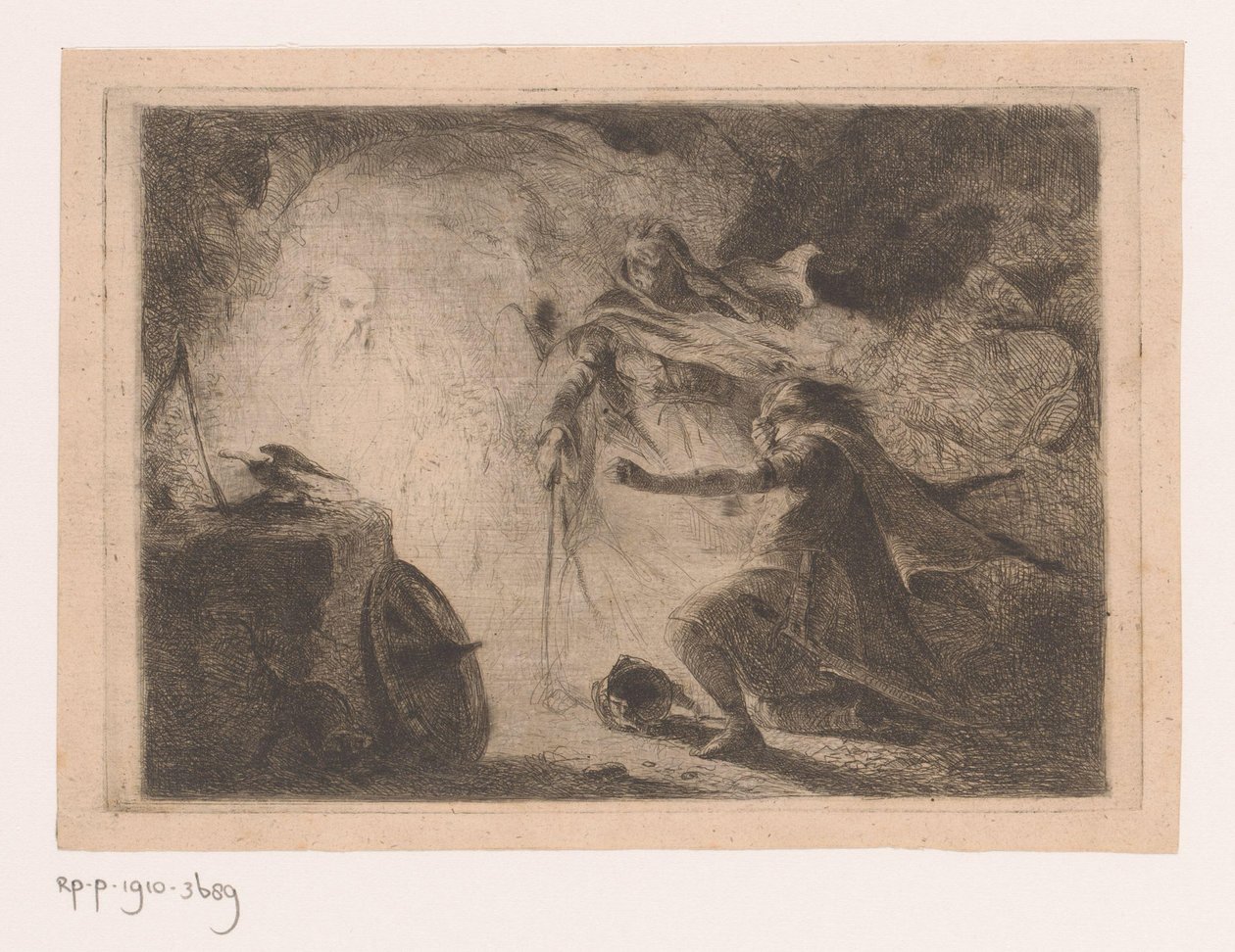 Saul with the Witch of Endor by Edouard Hamman