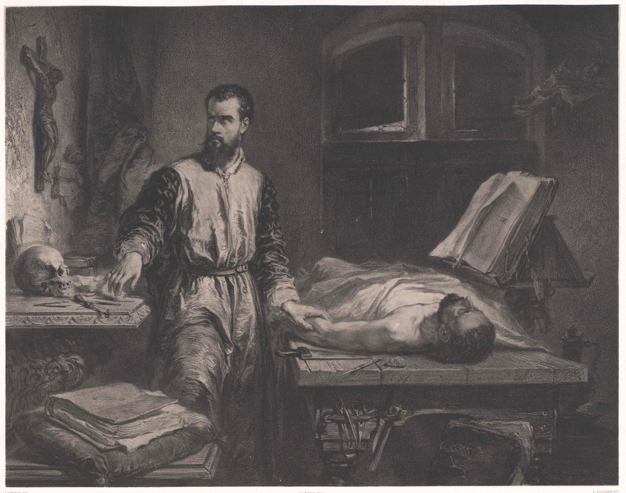 Andreas Vesalius by Edouard Jean Conrad (after) Hamman