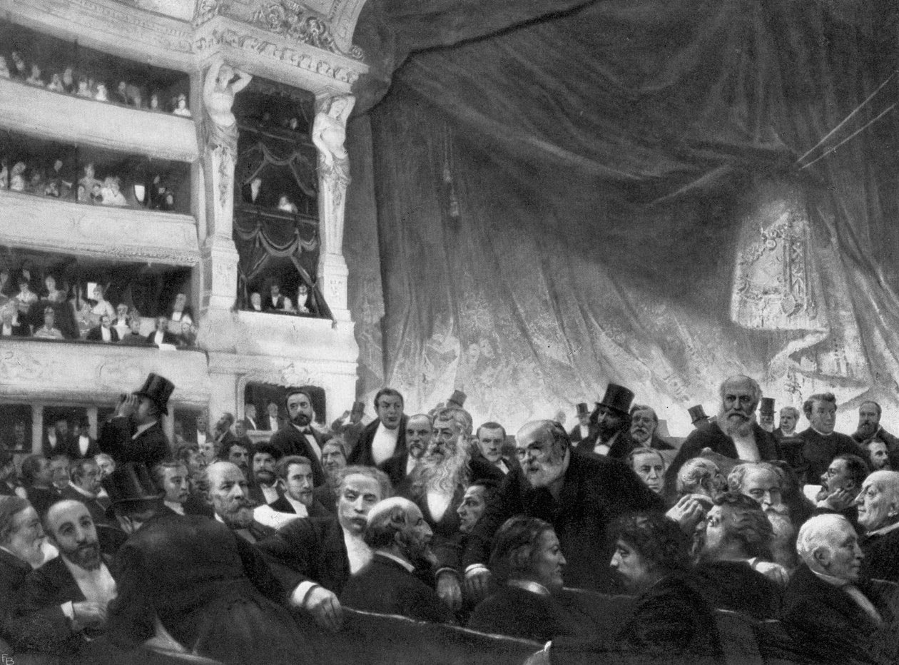 Interval at the Comédie Française by Edouard Joseph Dantan