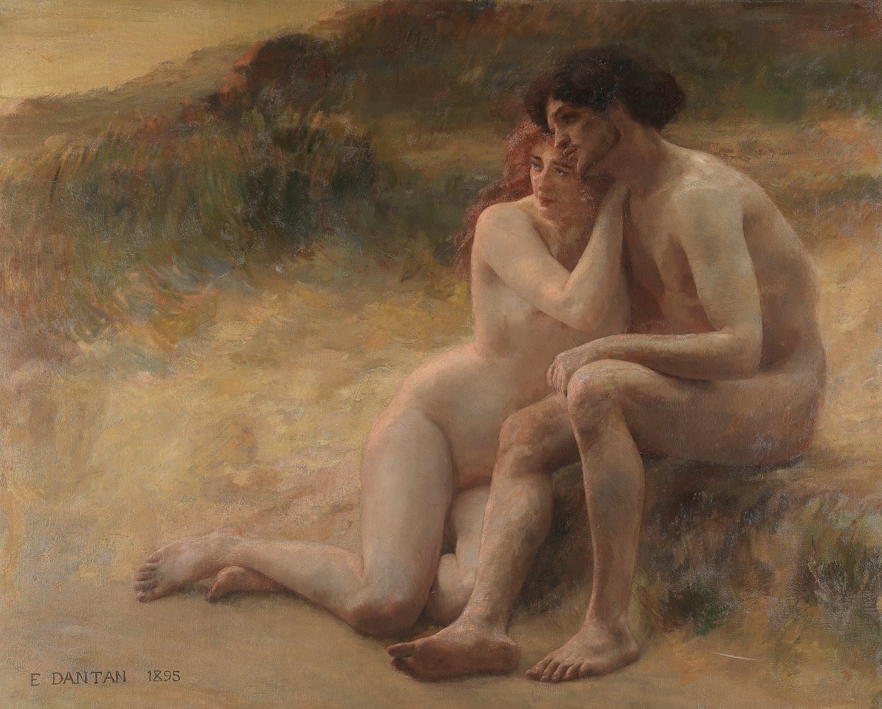 Time Passes Quickly (Fragment) by Edouard Joseph Dantan