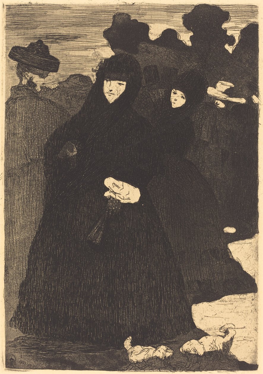 At the Prado by Édouard Manet