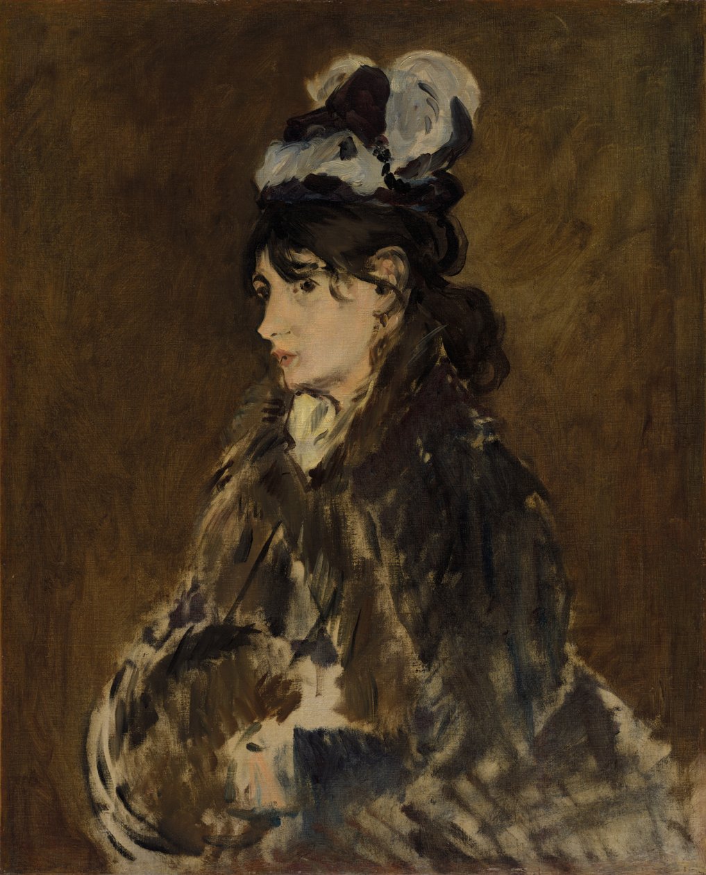Berthe Morisot, c. 1869-73 by Édouard Manet