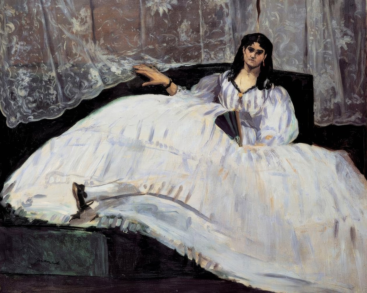 Lady with Fan by Édouard Manet