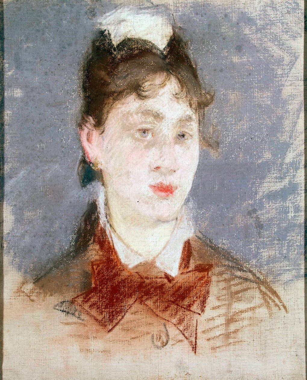 Girl in a Wing Collar by Édouard Manet