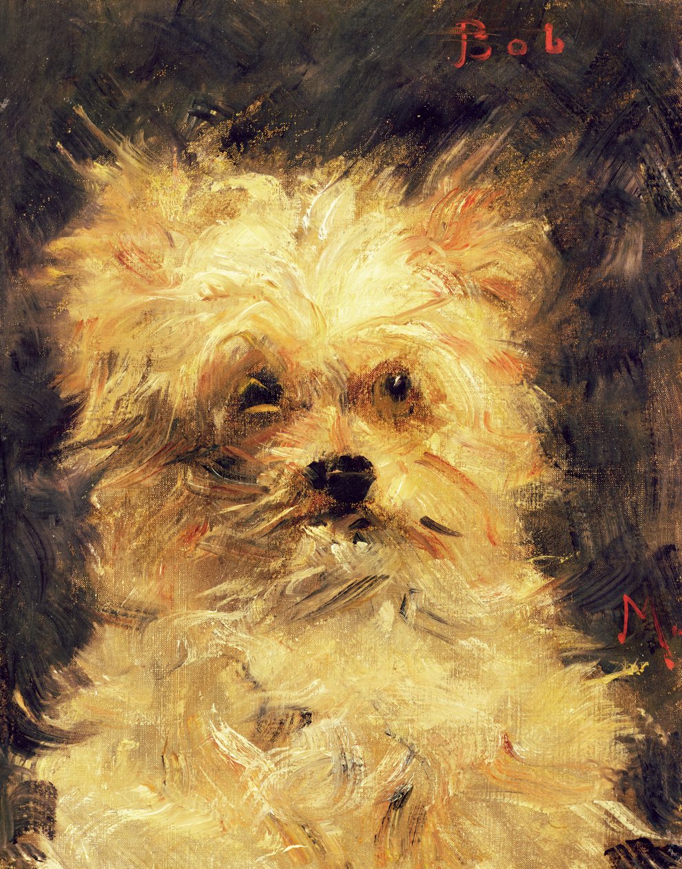 Head of a Dog - Bob by Édouard Manet