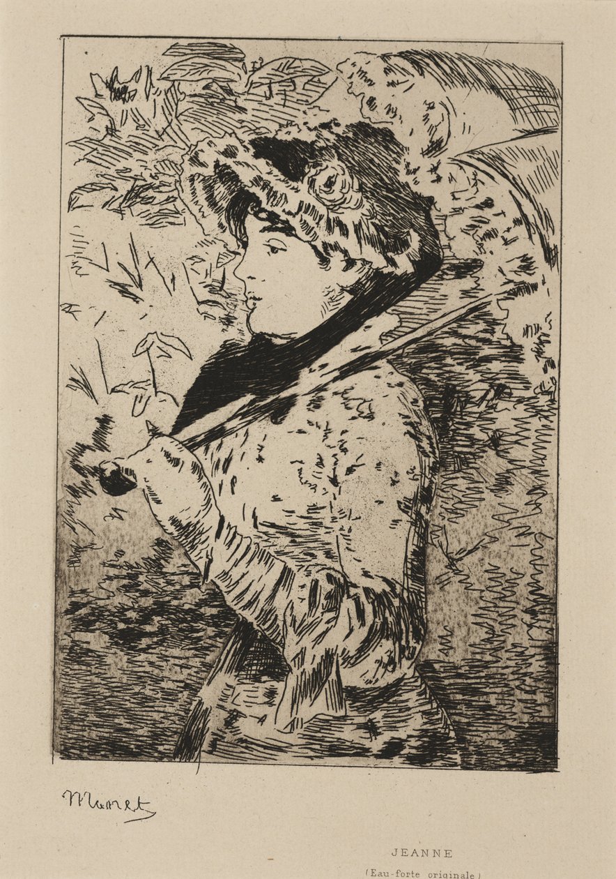 Jeanne: Spring by Édouard Manet