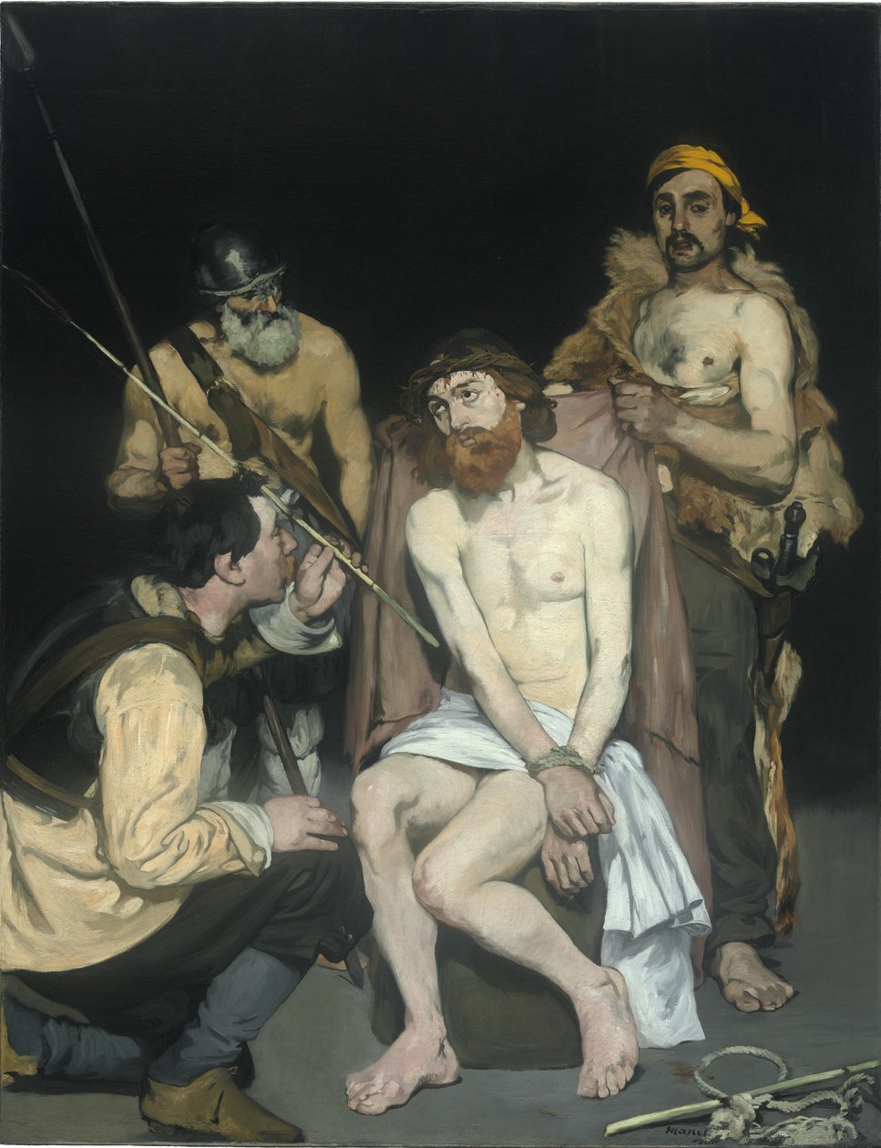 Jesus Mocked by the Soldiers by Édouard Manet