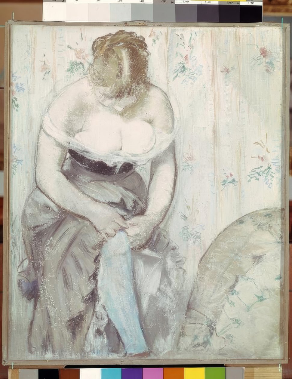 The Woman with the Garter by Édouard Manet