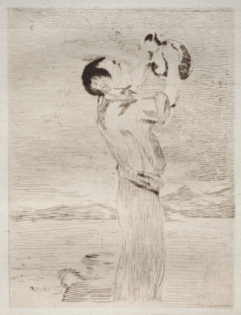 The Water Drinker by Édouard Manet
