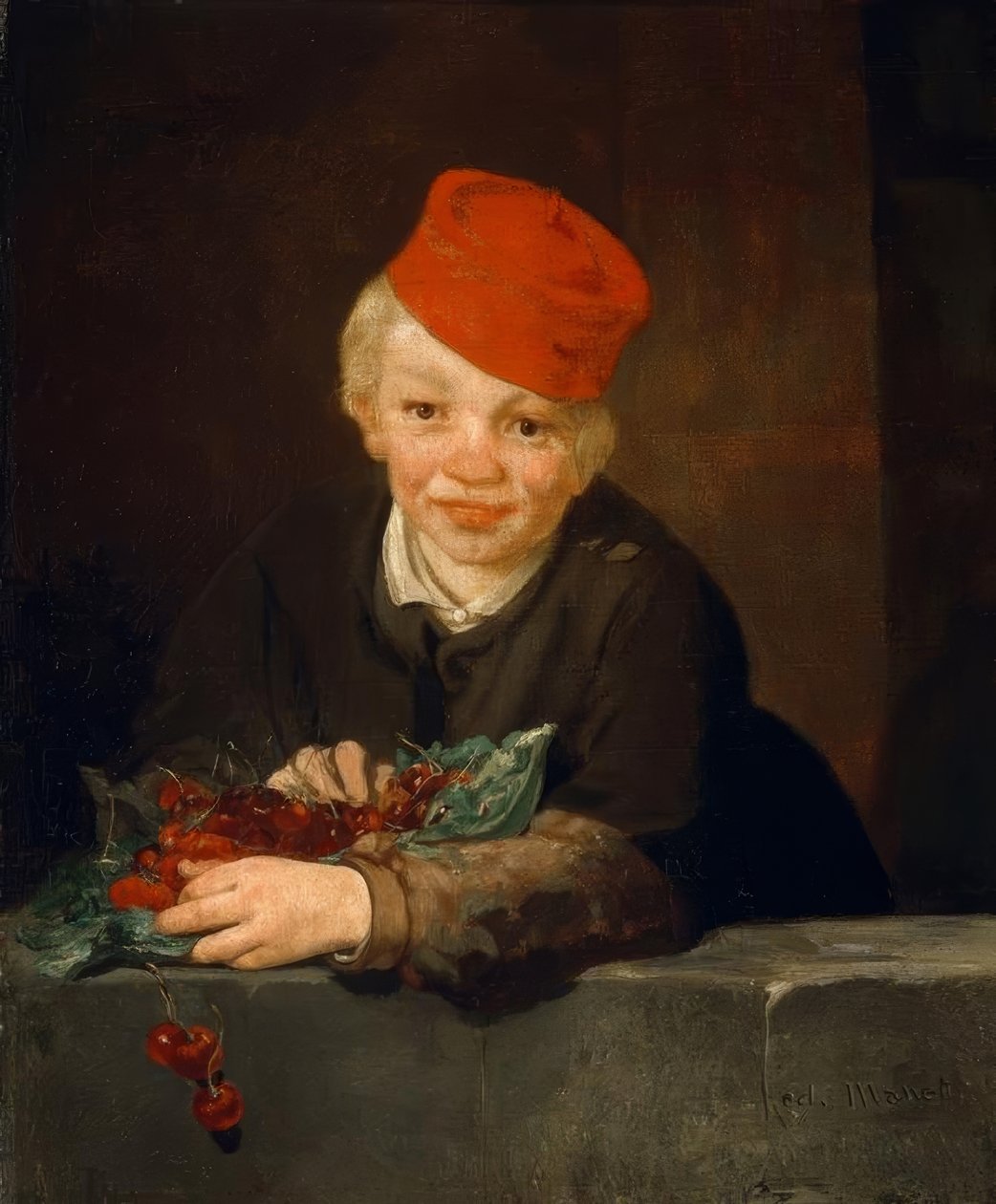 The Boy with Cherries by Édouard Manet
