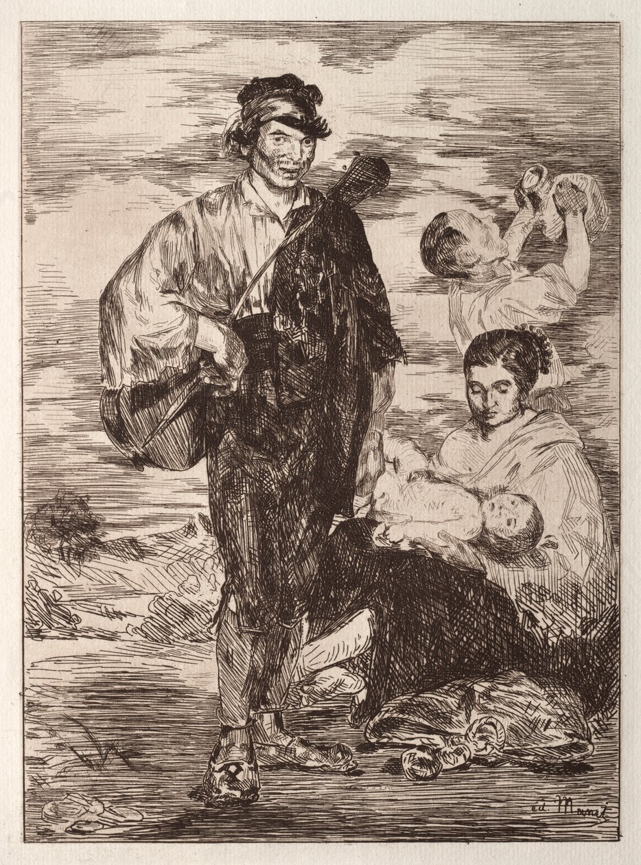 The Gypsies by Édouard Manet