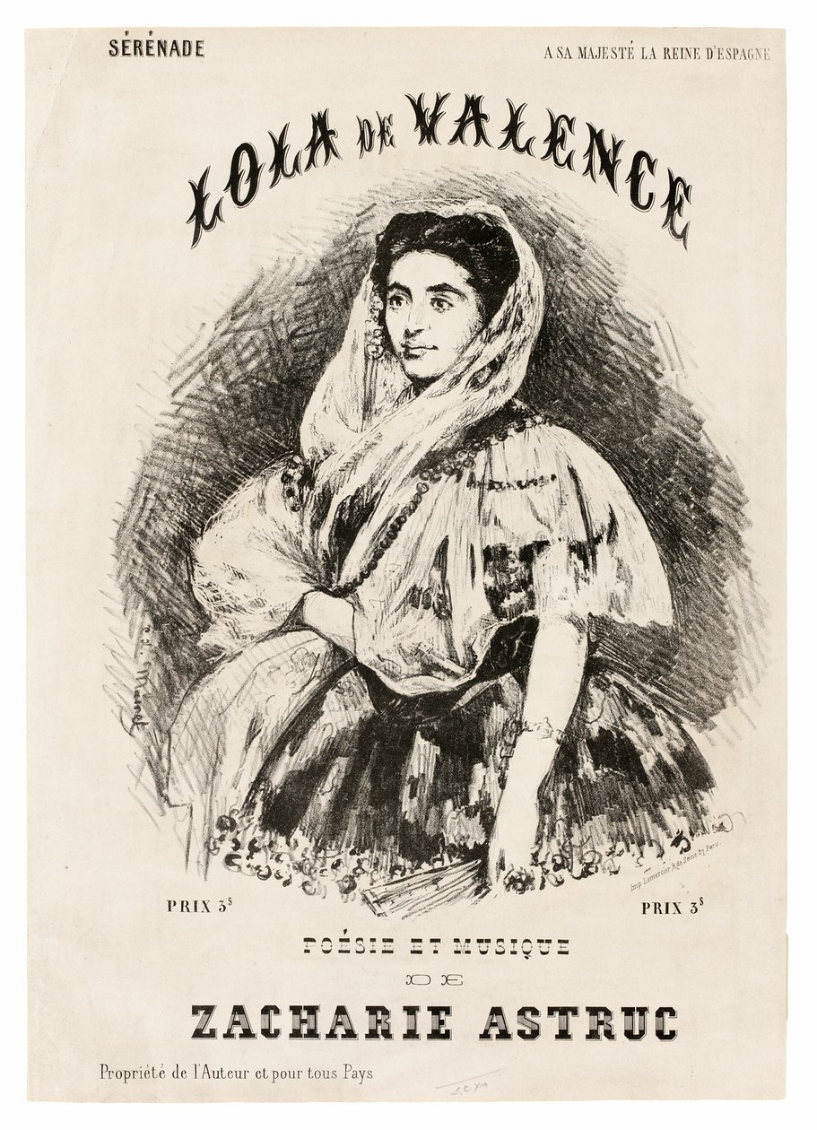 Lola de Valence by Édouard Manet