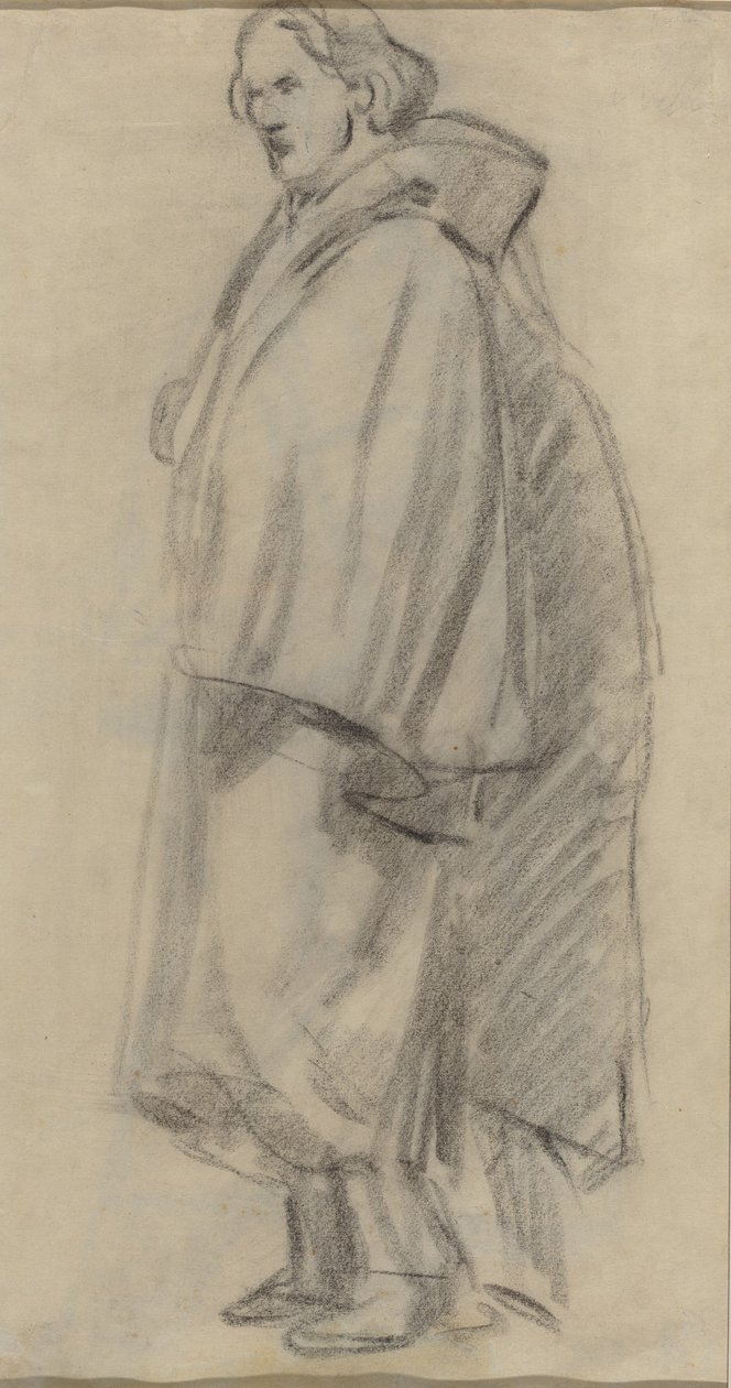 Man Wearing a Cloak [verso], 1852-1858 by Édouard Manet