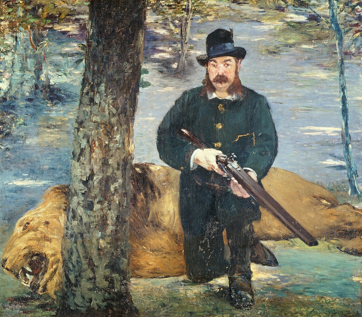 Pertuiset, Lion Hunter by Édouard Manet