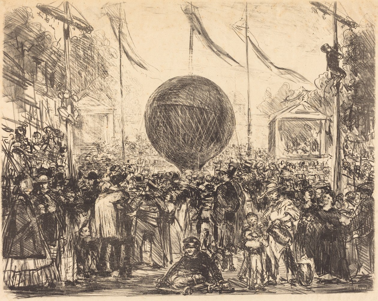 The Balloon by Édouard Manet