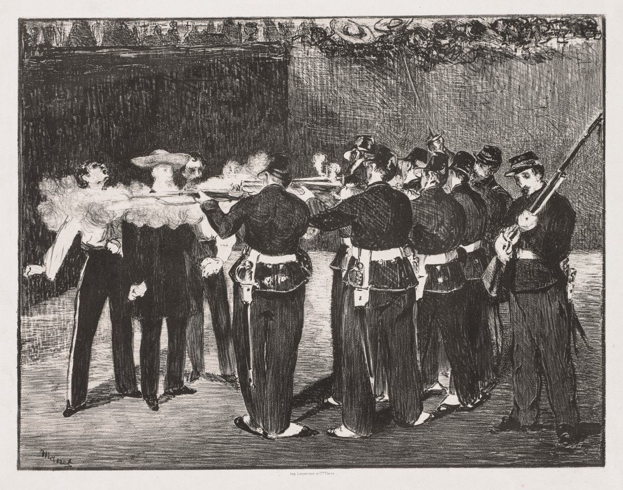 The Execution of Emperor Maximilian by Édouard Manet