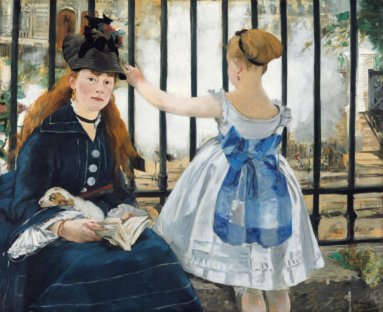 The Railway by Édouard Manet