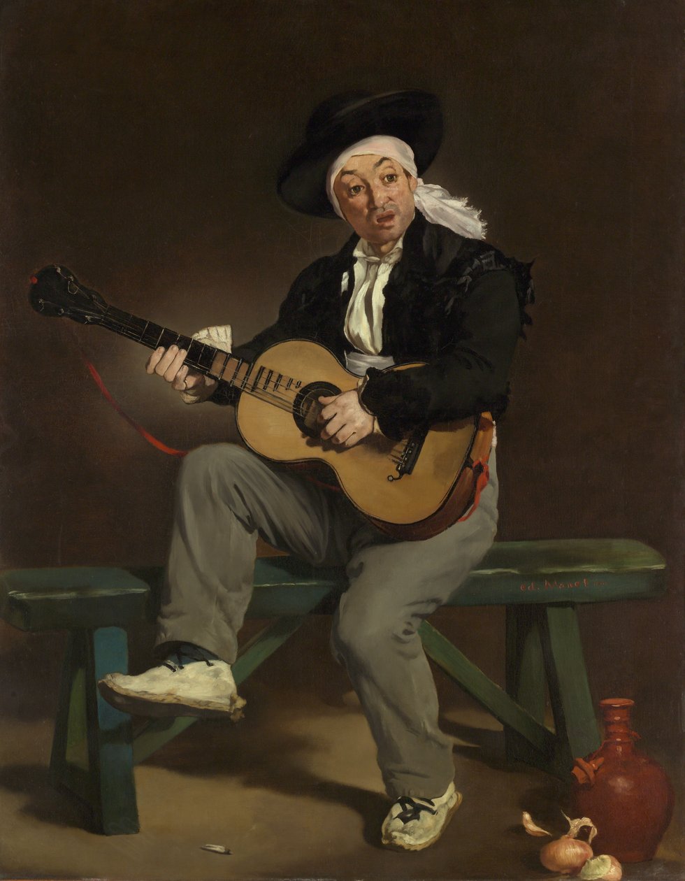 The Spanish Singer by Édouard Manet