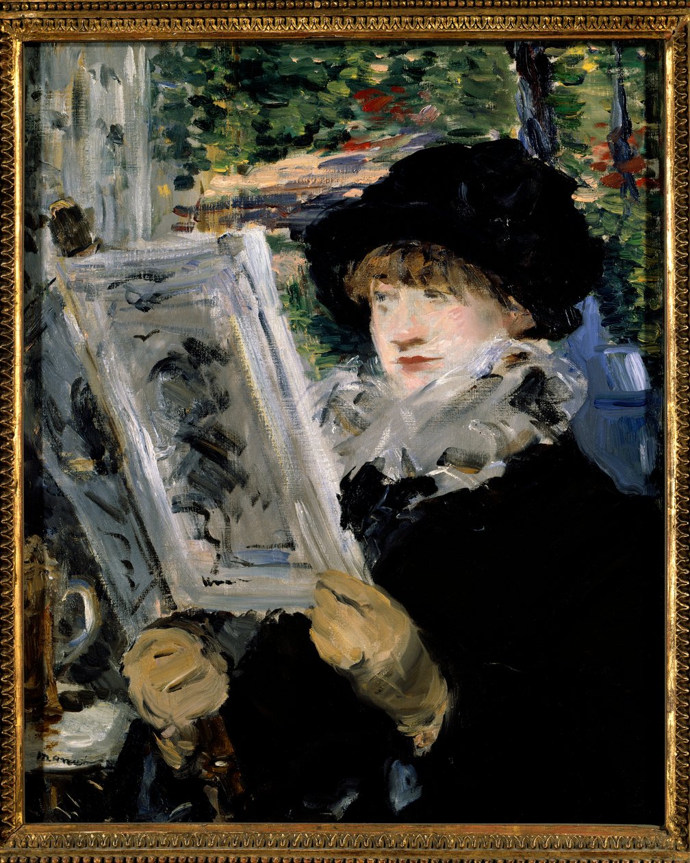 Woman Reading by Édouard Manet