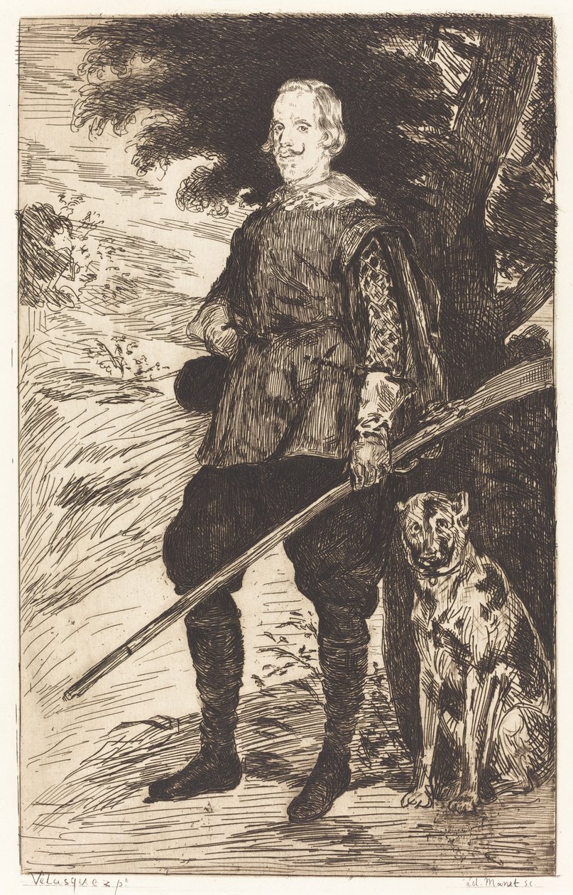 Philip IV by Edouard Manet after Diego Velázquez