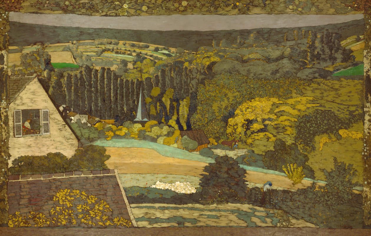 Landscape: Window Overlooking the Woods by Edouard Vuillard