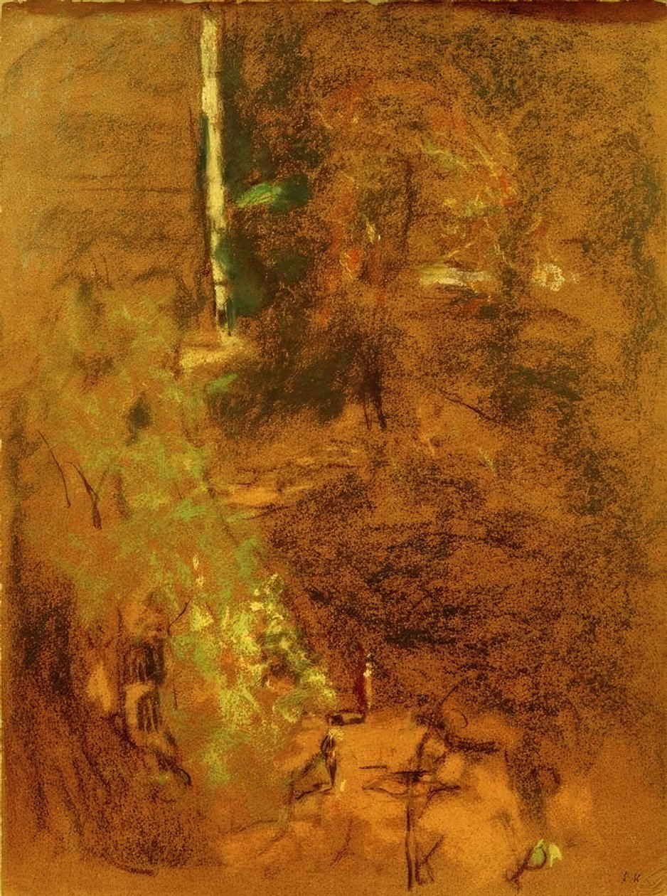 Vintimille Square in the Morning Fog by Edouard Vuillard
