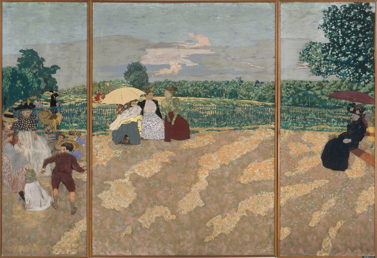 Public Gardens by Edouard Vuillard