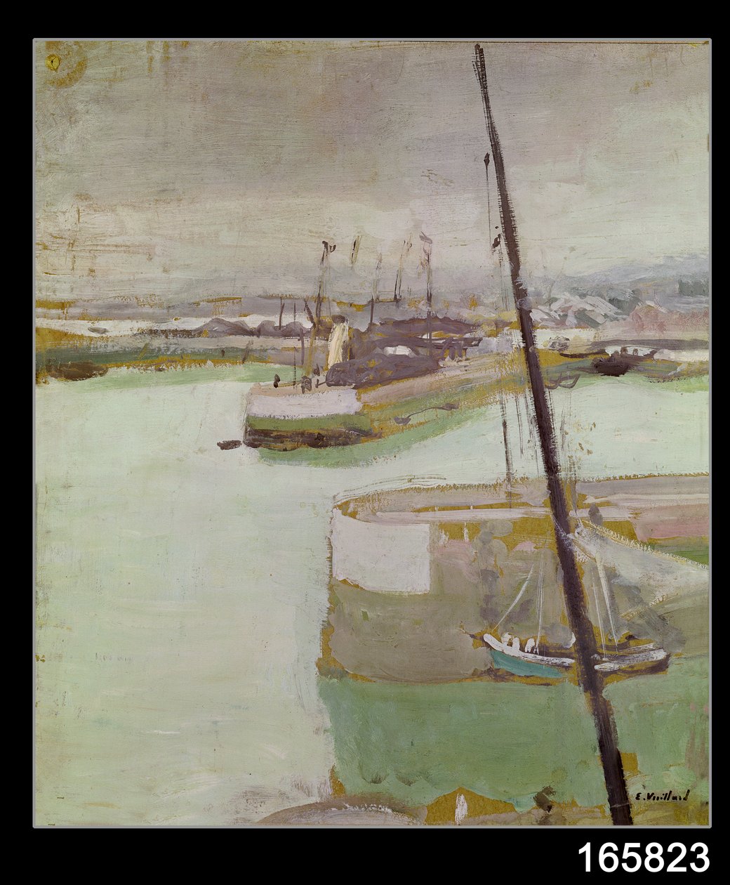 The Port of Honfleur by Edouard Vuillard