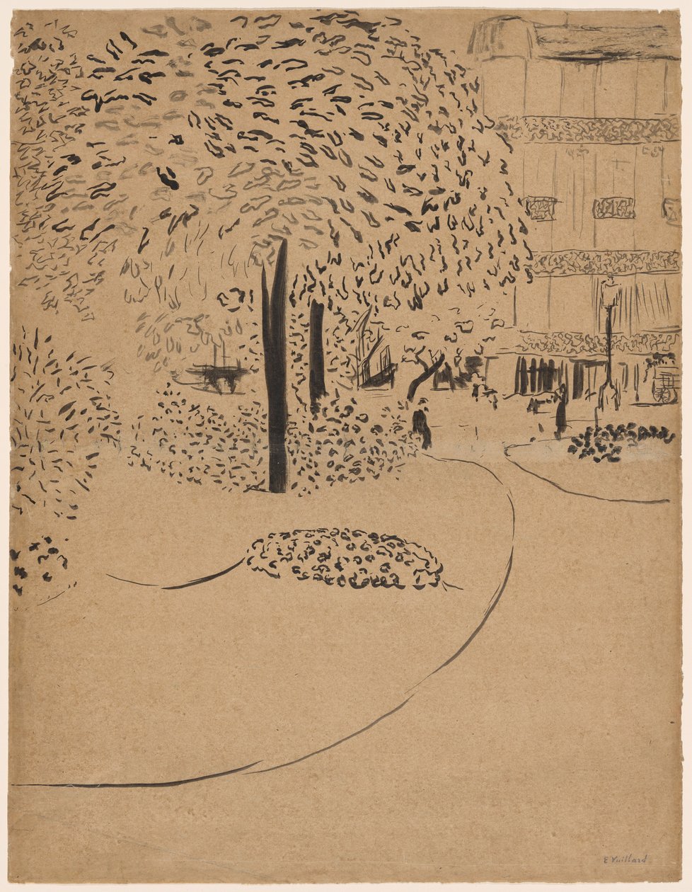 The Square by Edouard Vuillard