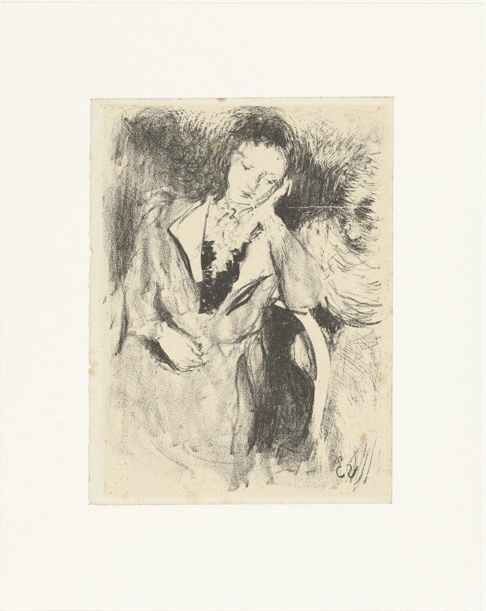 Woman Sitting on a Chair by Edouard Vuillard