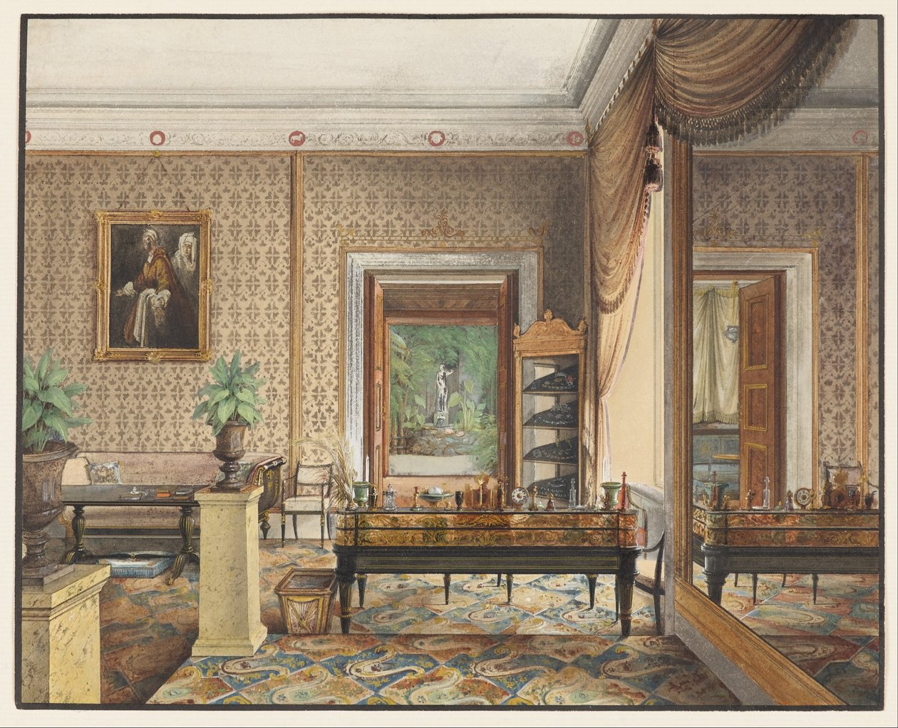 The Study of Prince Karl of Prussia by Eduard Gaertner
