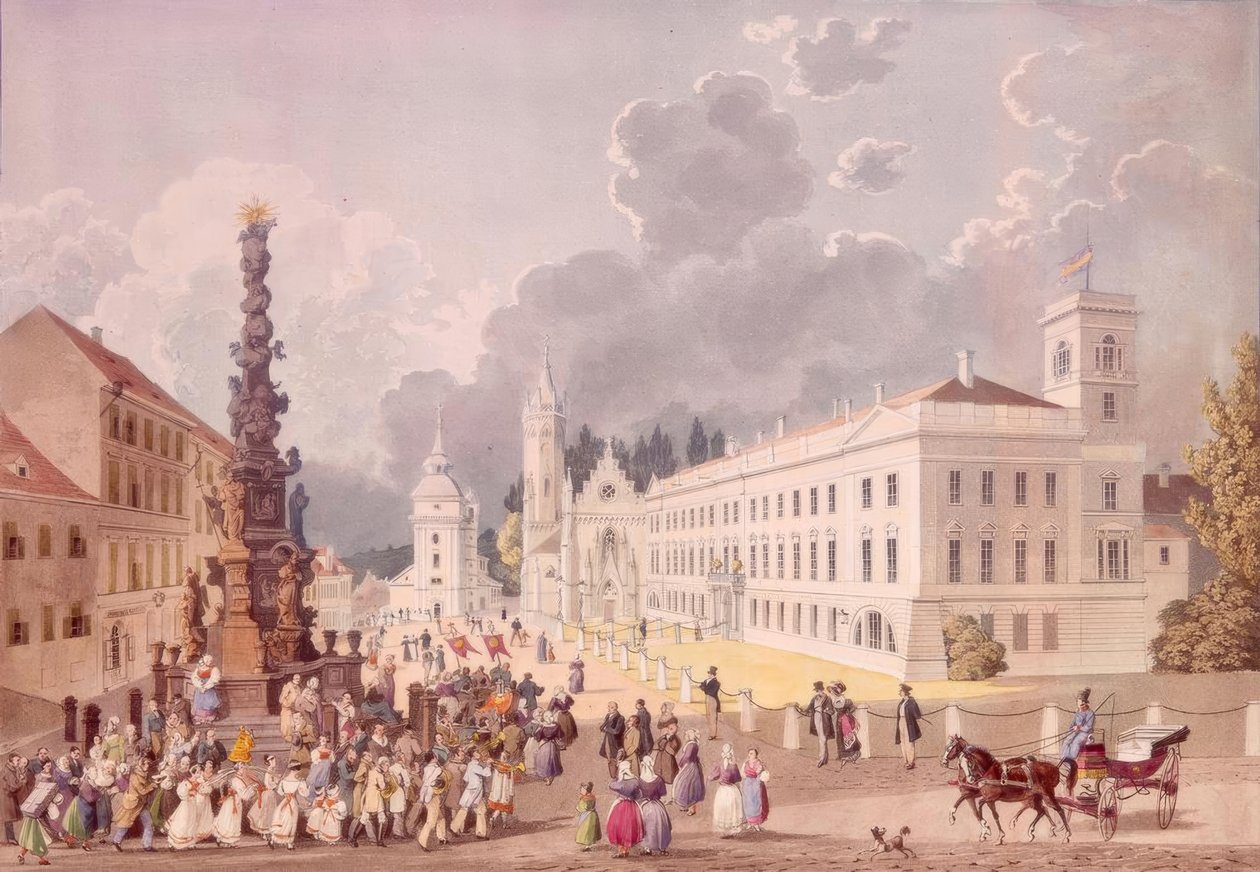 The High Princely Palace on the Castle Square by Eduard Gurk