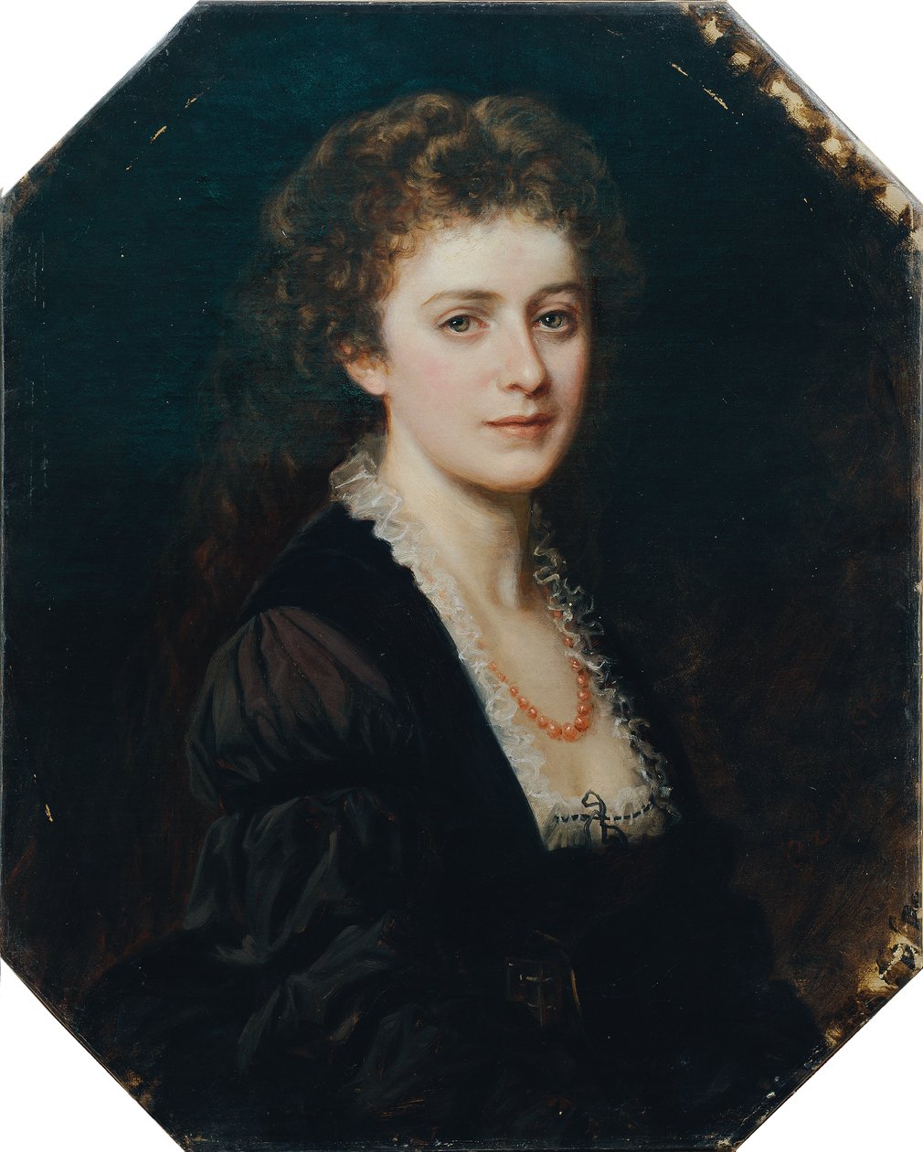 Portrait of a Lady by Eduard Ritter von Engerth