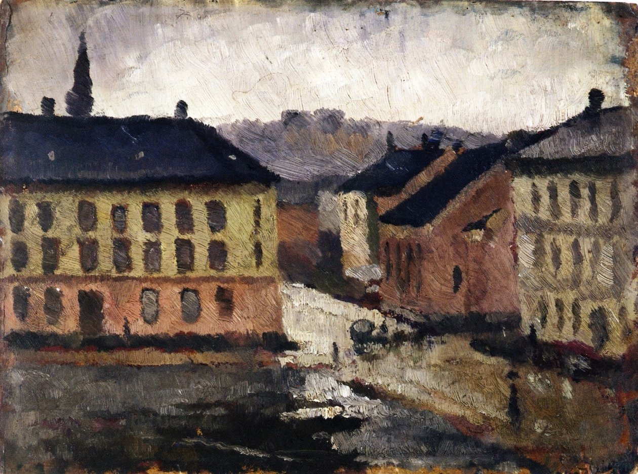 Olaf Ryes Square towards South East by Edvard Munch