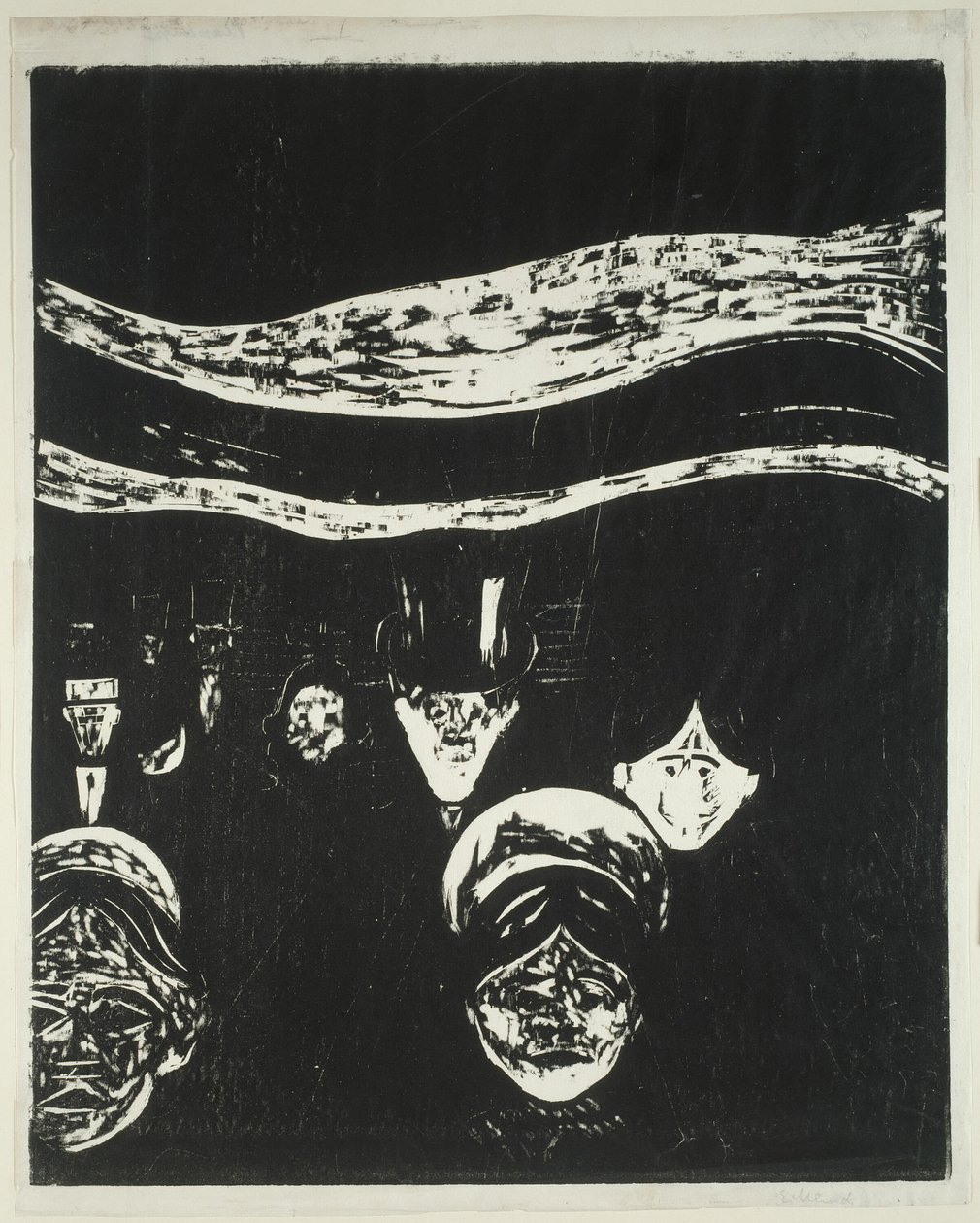Anxiety by Edvard Munch