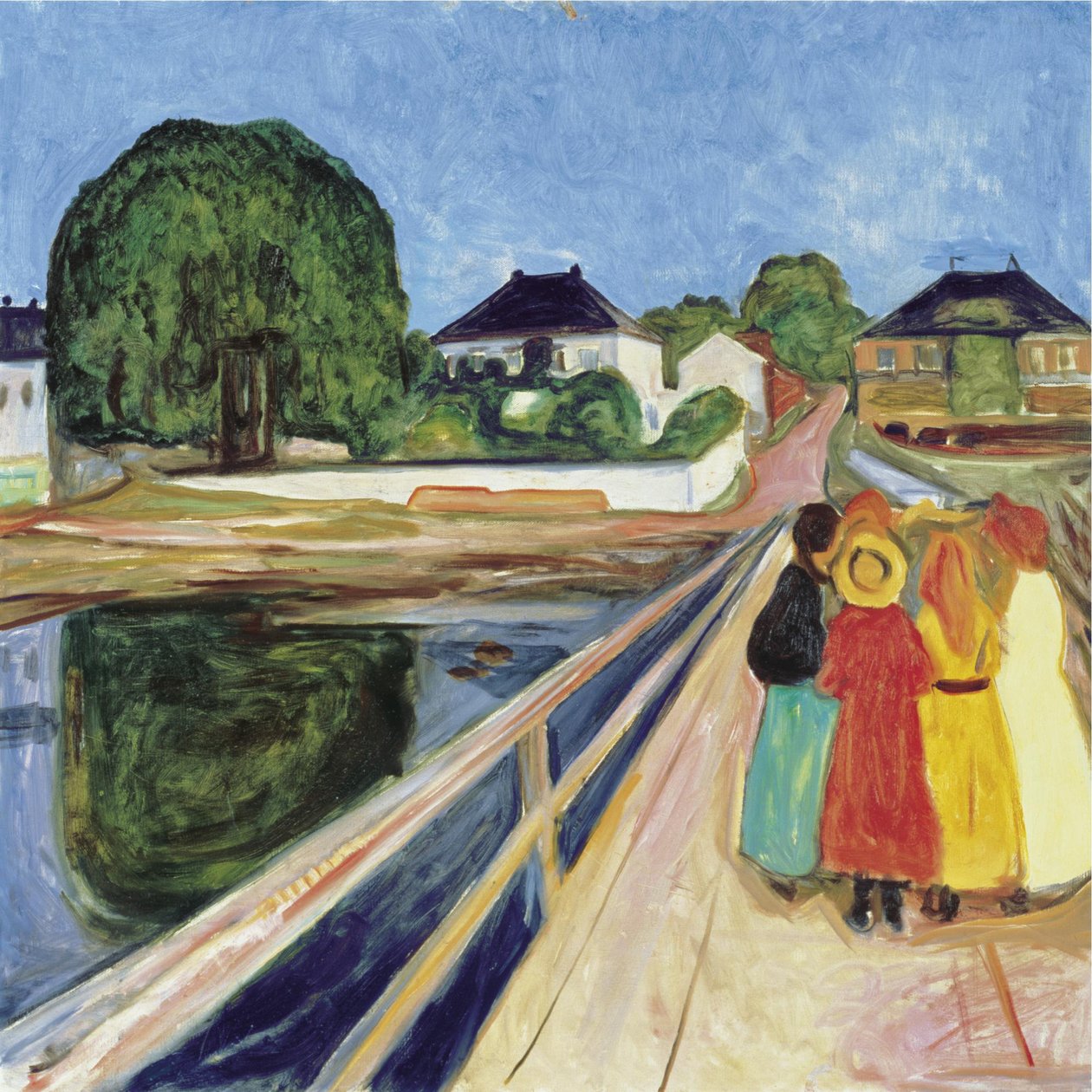 Girls on the Bridge, 1902 by Edvard Munch