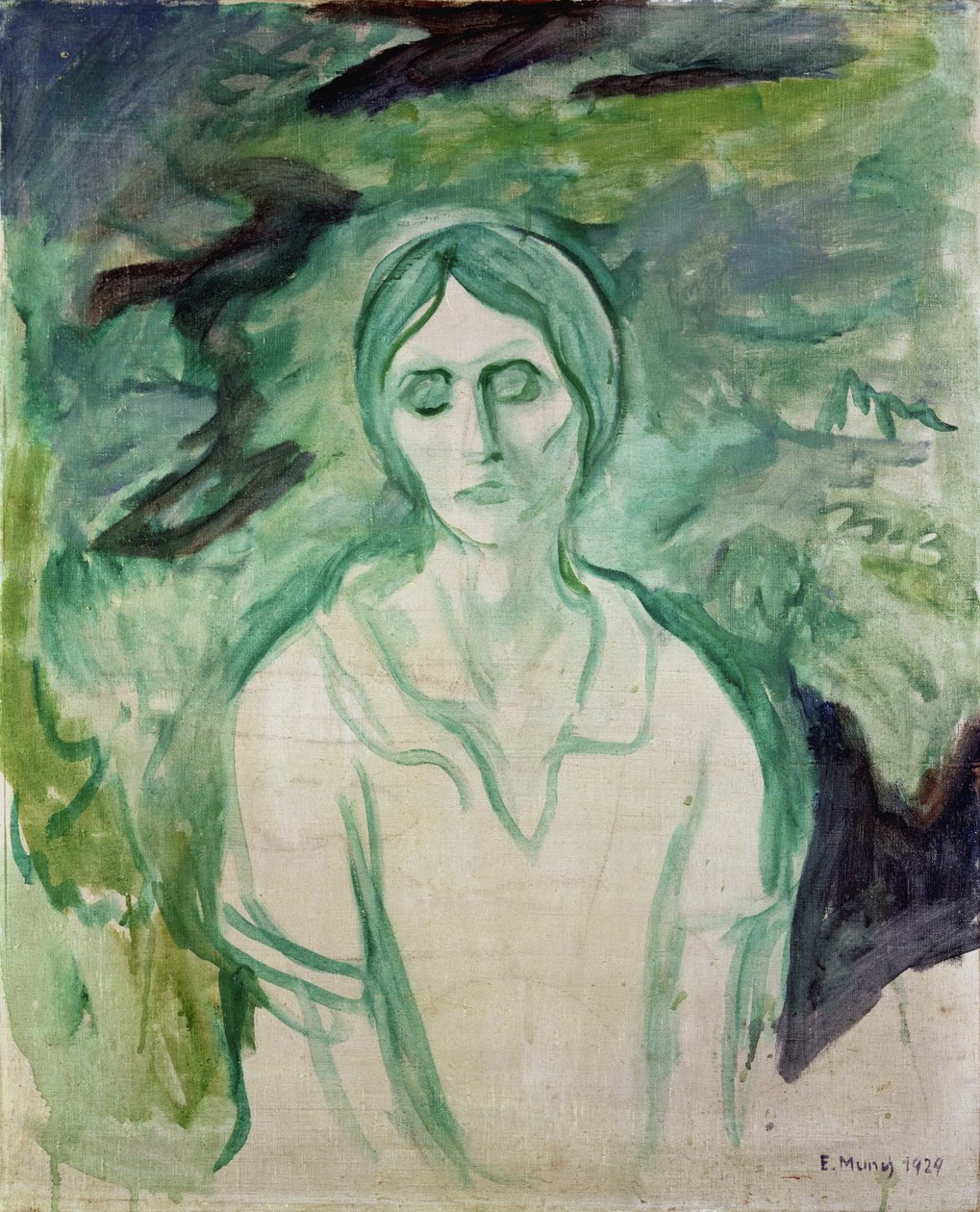 Gothic Girl by Edvard Munch