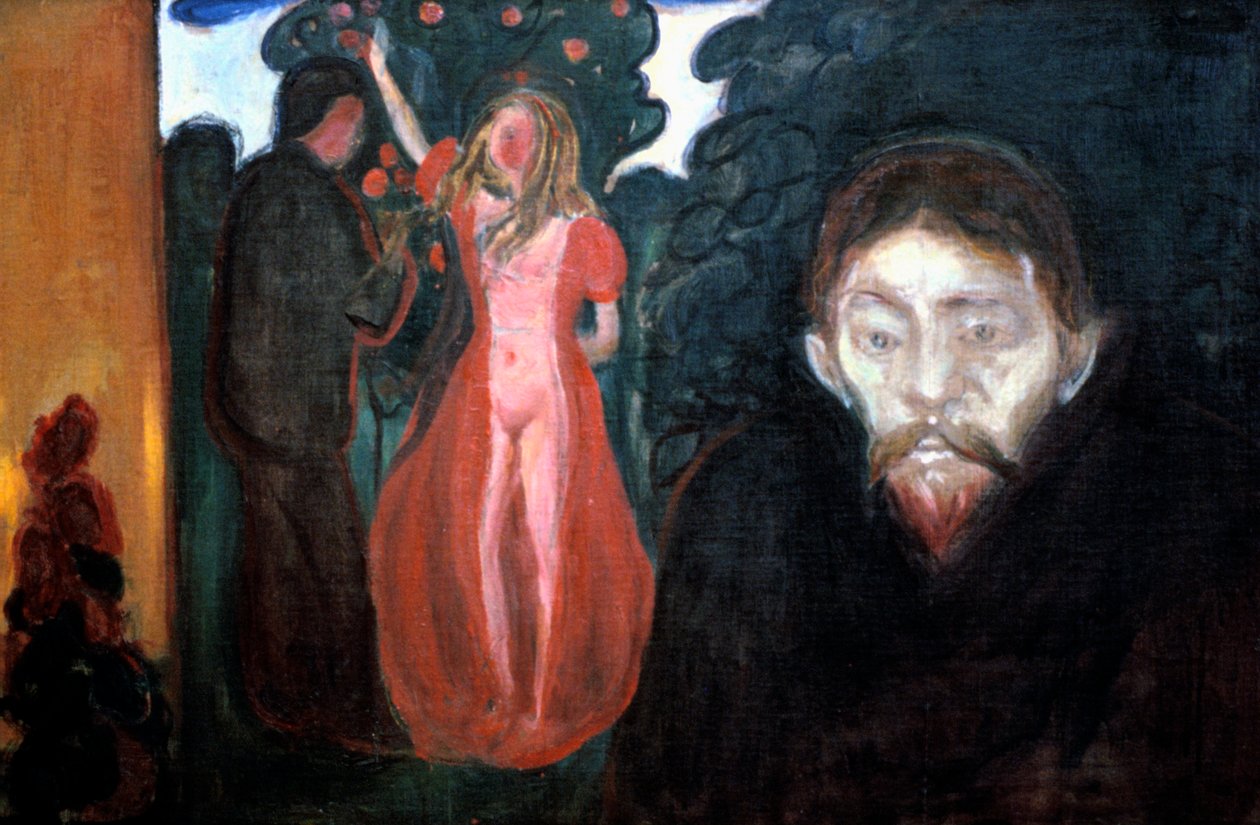 Jealousy, 1895 by Edvard Munch