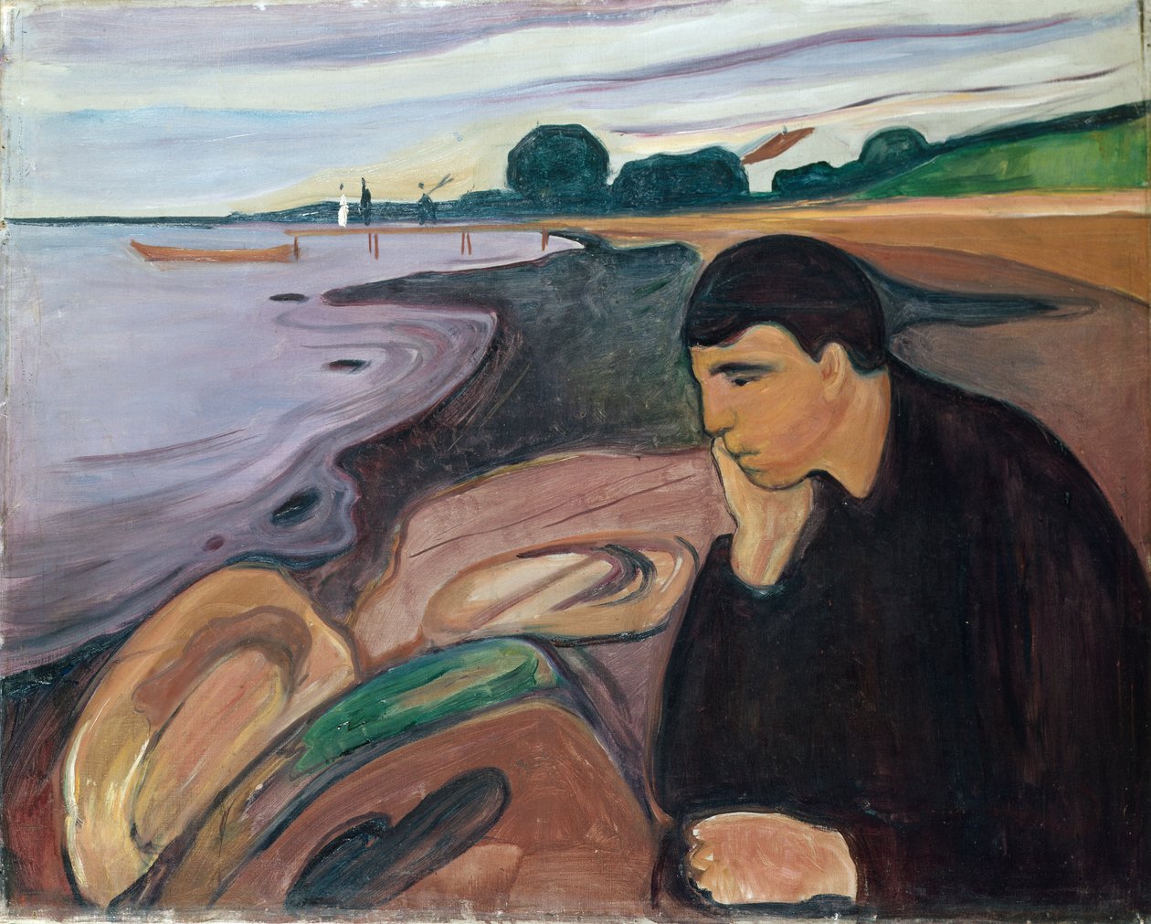 Melancholy by Edvard Munch