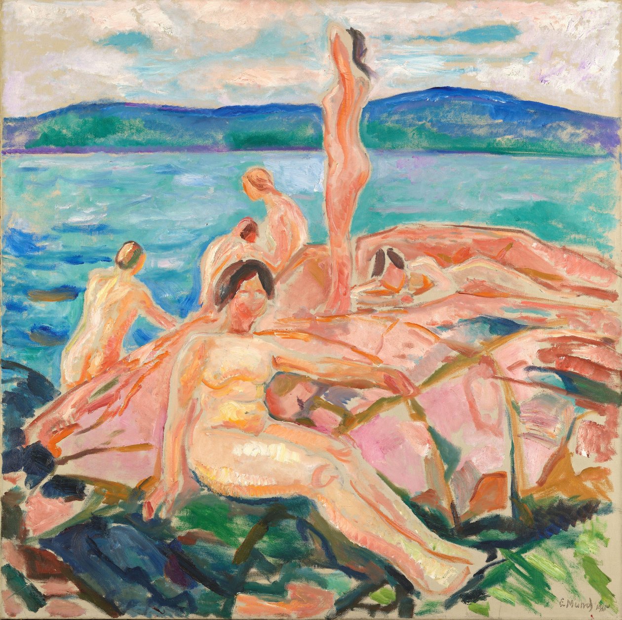 Midsummer by Edvard Munch